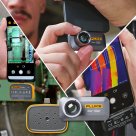 Warmtebeeldcamera en akoestische camera voor smartphones image