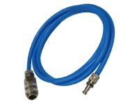 BLAUWE LIJN verbindingsslang 20 bar DN2.7m-DN5f 1,0 m