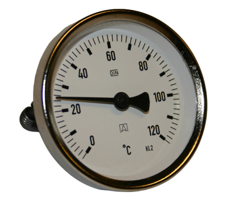 EURO-INDEX Buisklem bimetaal thermometer