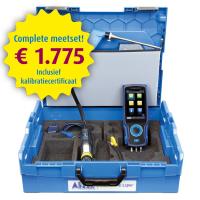 BLAUWE LIJN Eurolyzer S1 O2, CO2, CO/H2 in standaard koffer