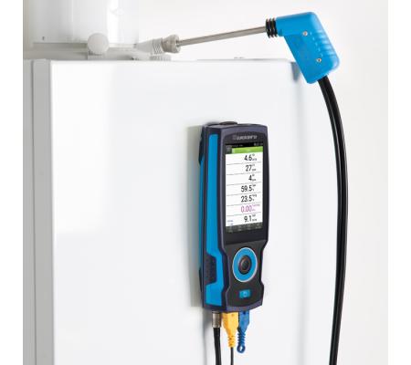 BLAUWE LIJN Eurolyzer S1 O2, CO2, CO/H2 in standaard koffer