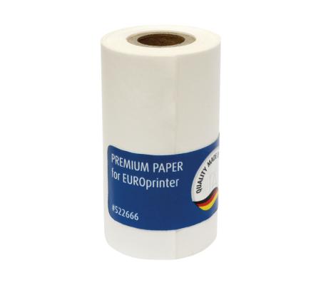 BLAUWE LIJN Zelfklevend thermisch printerpapier t.b.v. de EUROprinter