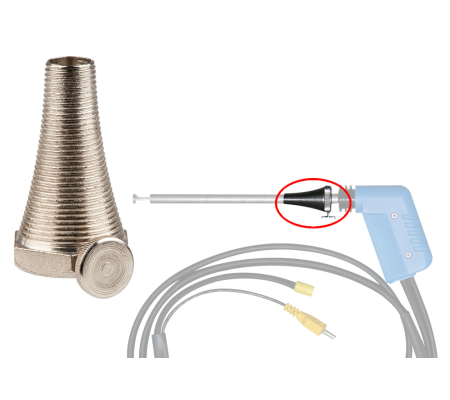 BLAUWE LIJN meetconus voor rookgasprobe