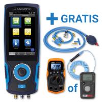 BLAUWE LIJN Eurolyzer S1 O2, CO2, CO/H2 in standaard koffer