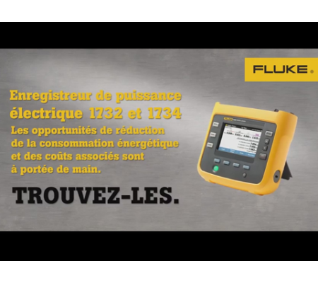 Enregistreur de puissance électrique Fluke 1732 et 1734
